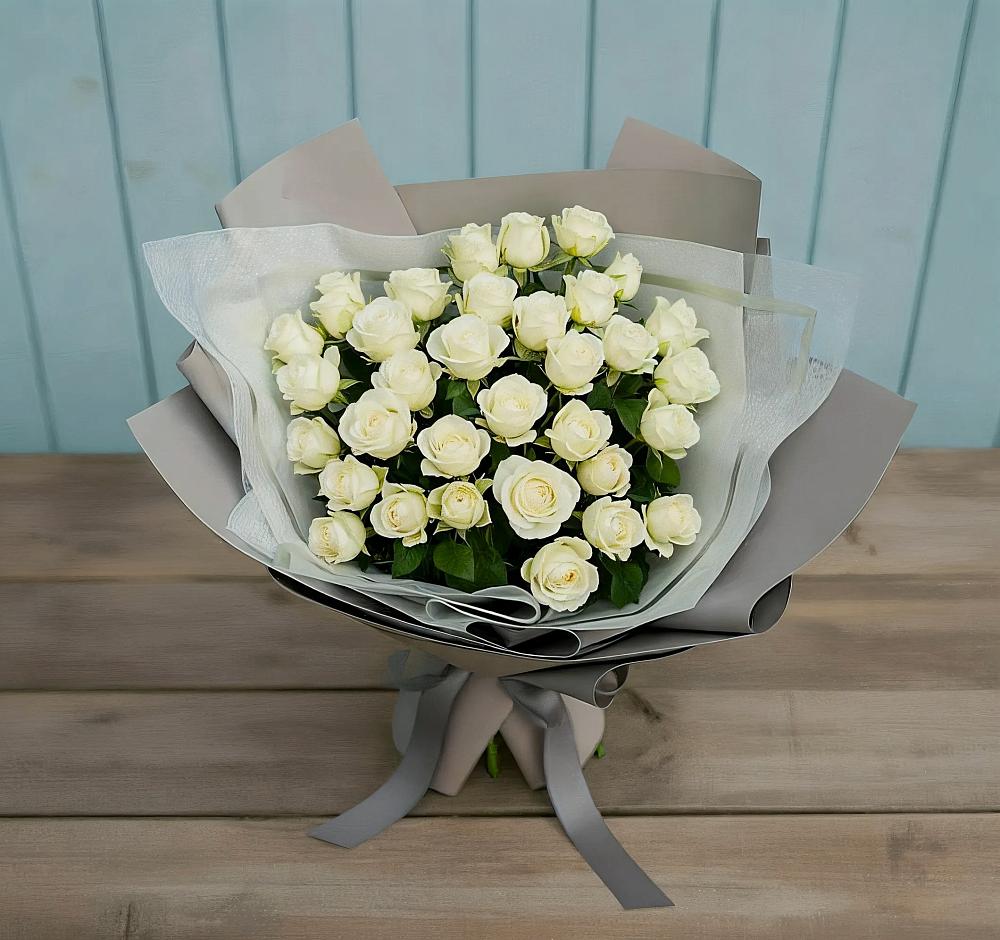 Букет Белоснежная нежность в Сергиевом Посаде