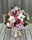 Букет цветов из: Альстромерии, Гвоздики, Розы и Хризантемы в Сергиевом Посаде