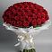Букет 101 Красная роза Блэк Мэджик в Сергиевом Посаде