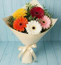 Букет цветов из:  Герберы в Сергиевом Посаде