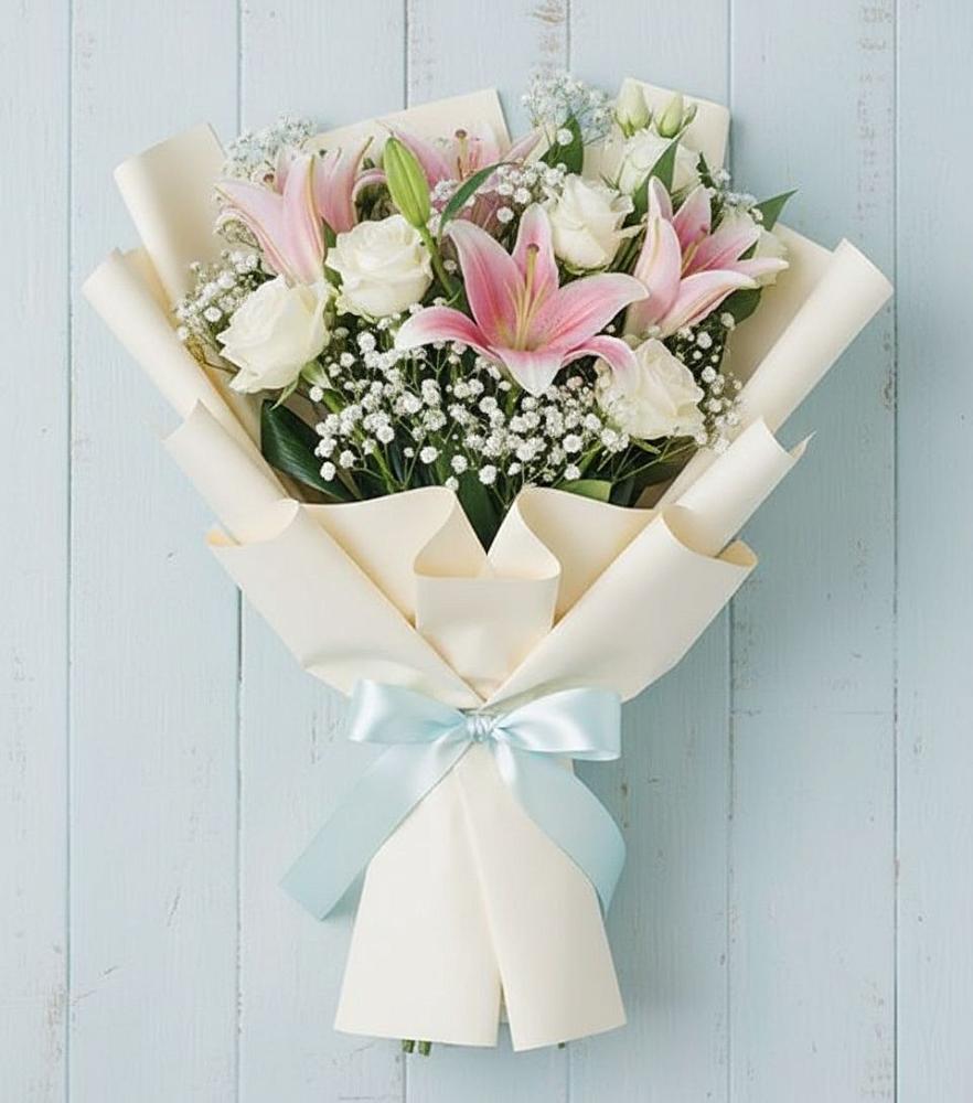 Букет цветов из: Лилии в Сергиевом Посаде