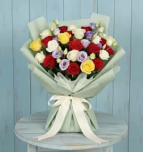 Букет цветов из:  Розы в Сергиевом Посаде