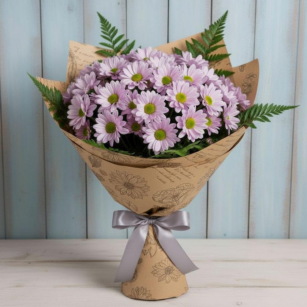 Букет цветов из: Хризантемы в Сергиевом Посаде