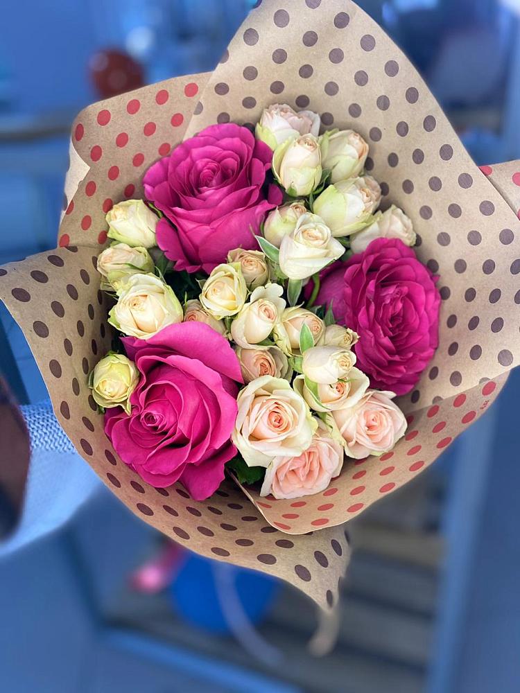 Букет цветов из: Розы в Сергиевом Посаде