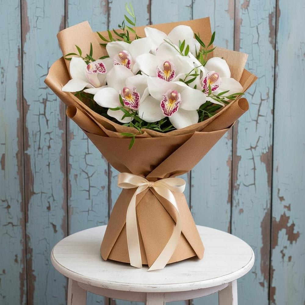 Букет цветов из: Орхидеи и Розы в Сергиевом Посаде