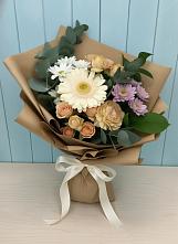 Букет цветов из:  Герберы и Хризантемы в Сергиевом Посаде
