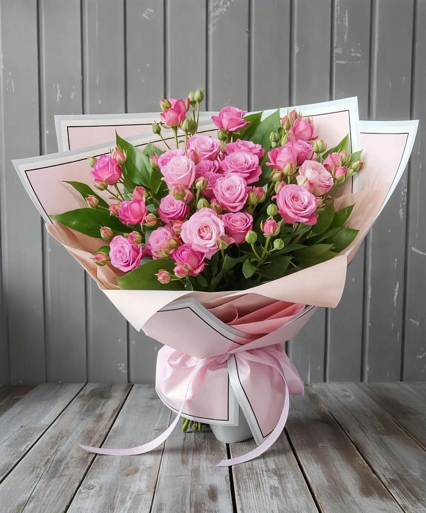 Букет Розовый кустик в Сергиевом Посаде
