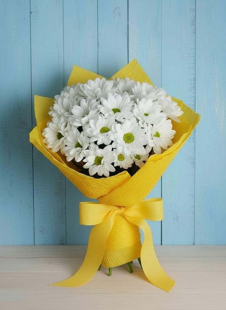 Букет цветов из: Хризантемы в Сергиевом Посаде