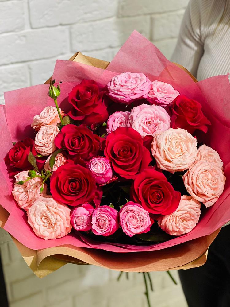 Букет цветов из: Розы в Сергиевом Посаде