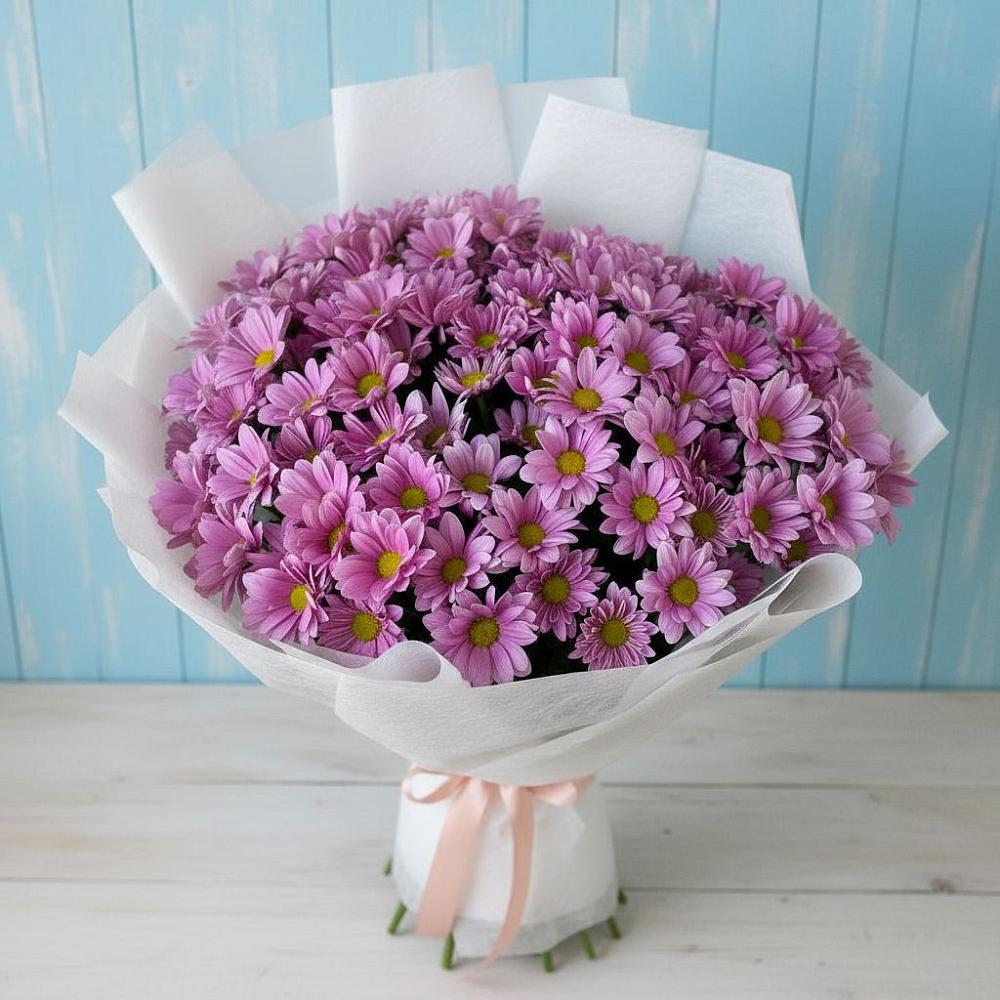 Букет цветов из: Хризантемы в Сергиевом Посаде