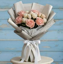 Букет цветов из:  Розы #REPLACE_PRED# Сергиевом Посаде