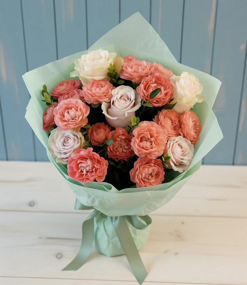 Букет цветов из: Розы в Сергиевом Посаде