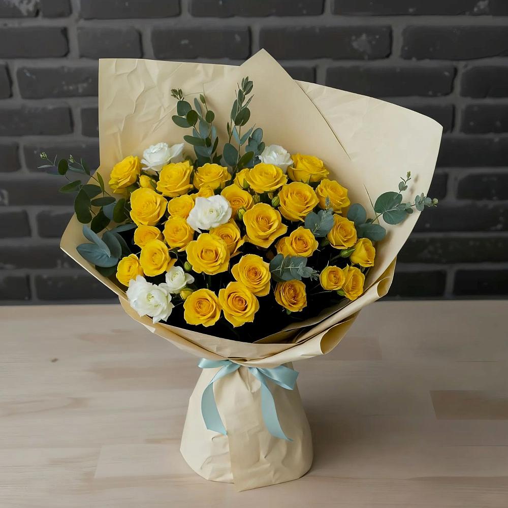 Букет цветов из: Розы в Сергиевом Посаде