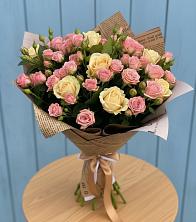 Букет цветов из:  Розы в Сергиевом Посаде
