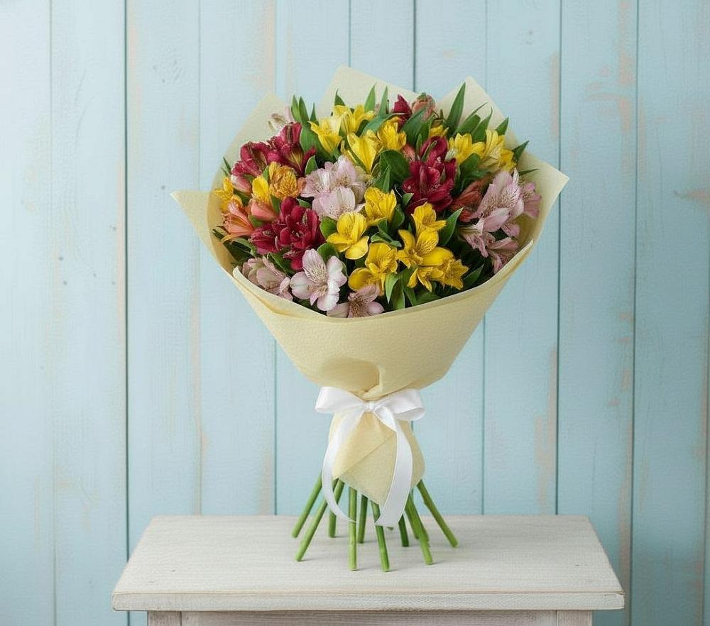 Букет цветов из: Альстромерии в Сергиевом Посаде