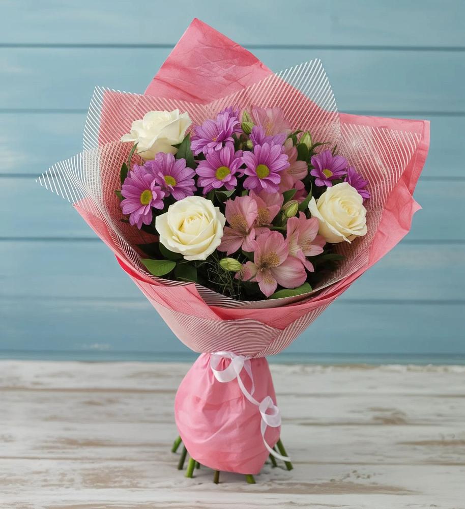 Букет цветов из: Герберы в Сергиевом Посаде