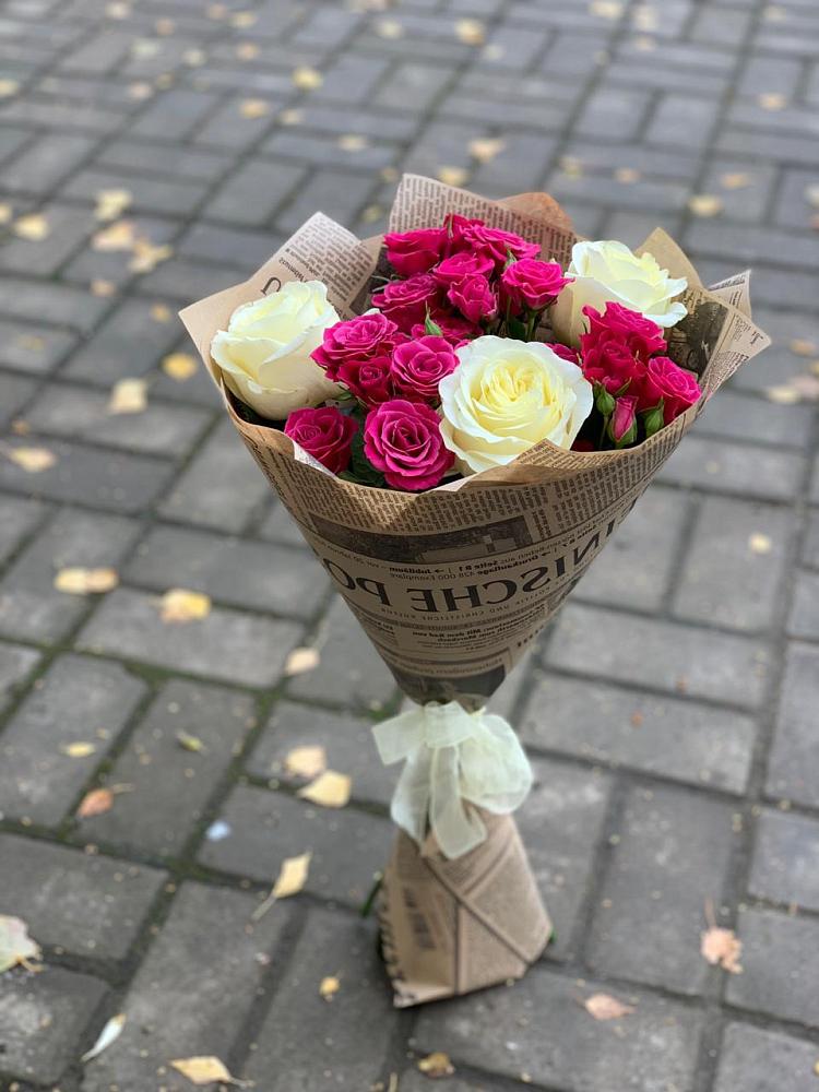 Букет цветов из: Розы в Сергиевом Посаде