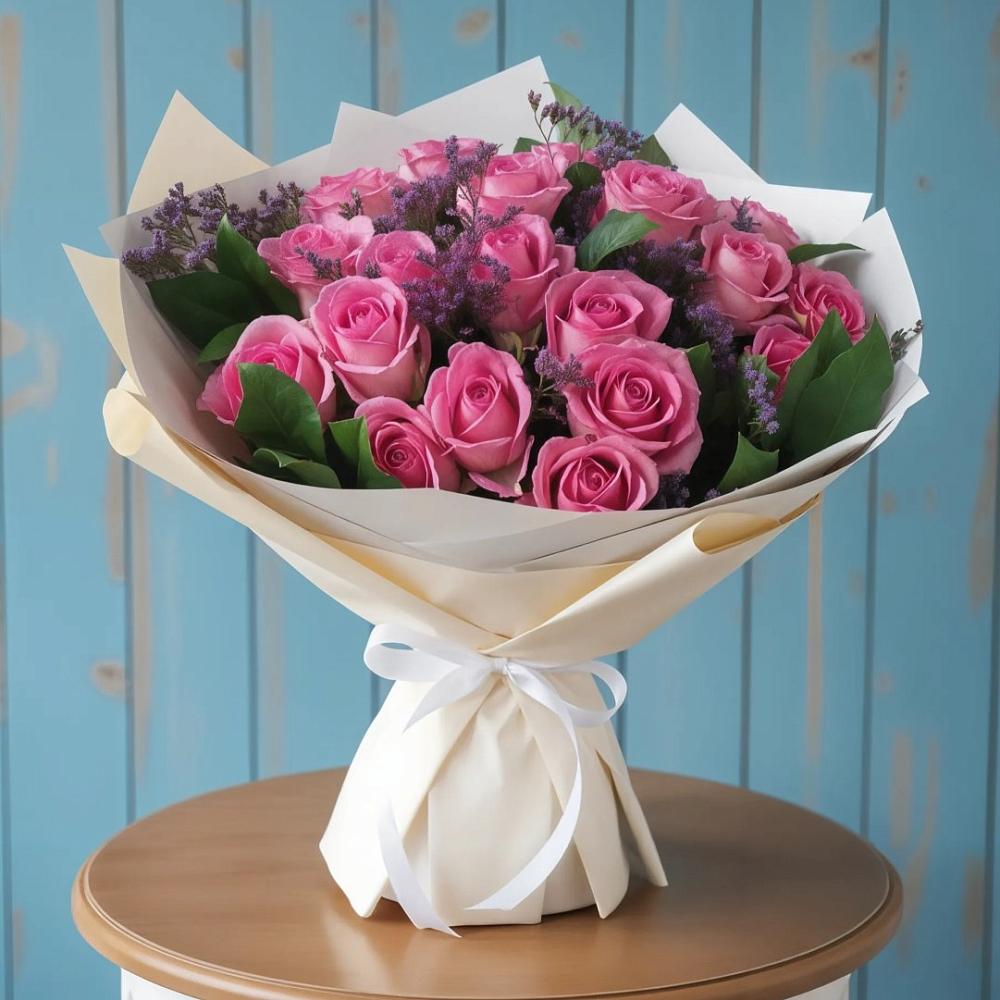 Букет цветов из: Розы в Сергиевом Посаде