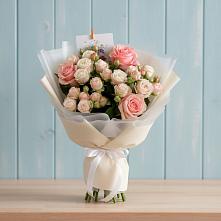 Букет цветов из:  Розы #REPLACE_PRED# Сергиевом Посаде