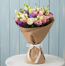 Букет цветов из:  Лизиантусы в Сергиевом Посаде