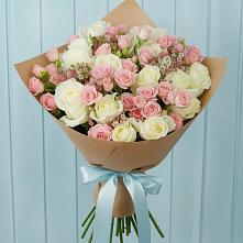 Букет цветов из:  Розы в Сергиевом Посаде